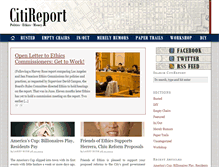 Tablet Screenshot of citireport.com